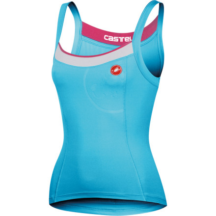 CASTELLI Bavette Top - Women's Cycling Top With Mesh Panels Spring Summer