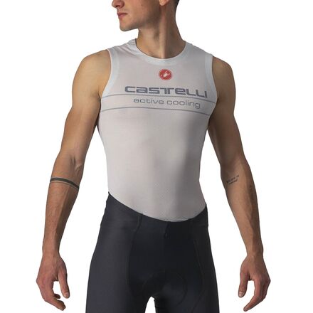 Castelli - Active Cooling Sleeveless Baselayer - Men's - Silver Gray