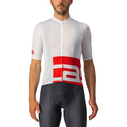 Castelli - Downtown Jersey - Men's - White/Red