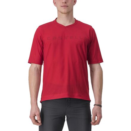 Castelli - Trail Tech 2 T-Shirt - Men's - Dark Red