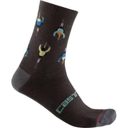 Castelli - Aperitivo 15 Sock - Men's - Dark Gray