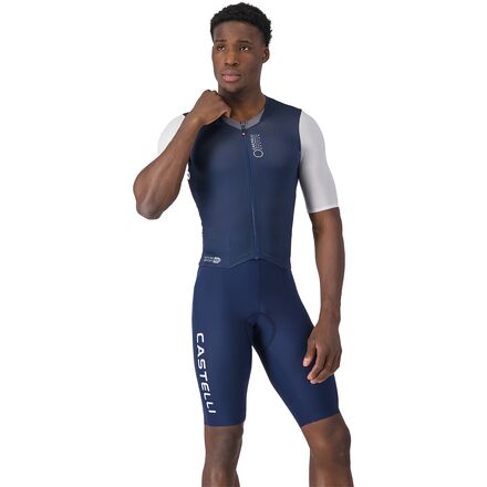 Castelli - Saturday Morning Skinsuit - Men's - Belgian Blue/White