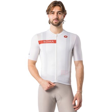 Castelli - #GIRO109 Rome Short-Sleeve Jersey - Men's - Chalk/Red Ochre