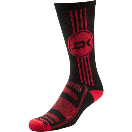 DAKINE - Singletrack Crew Sock - Black/Red
