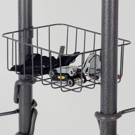 Delta - 4-Bike Free Standing Rack With Basket