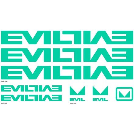 Evil Bikes - Frame Decal Kit
