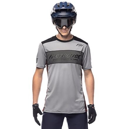 Fasthouse - Classic Acadia Short-Sleeve Jersey - Men's - Heather Gray