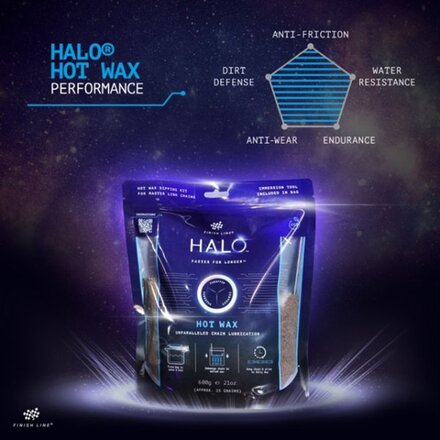 Finish Line - Halo Hot Wax Chain Lubricant Kit