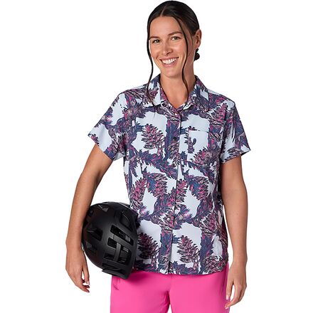 Flylow - Phoenix Shirt - Women's - Sky Pine Cone Party