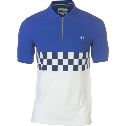 Fred Perry USA - Checkerboard Cycling Shirt - Short Sleeve - Men's
