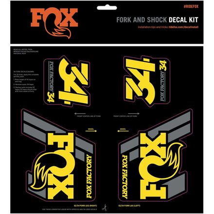 Heritage Fork and Shock Decal Kit
