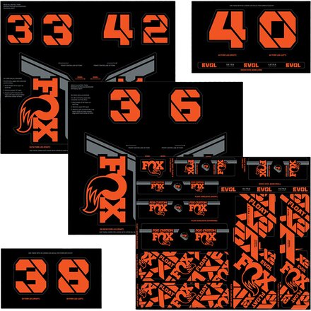 Fork and Shock Decal Kit