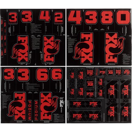 Fork and Shock Decal Kit