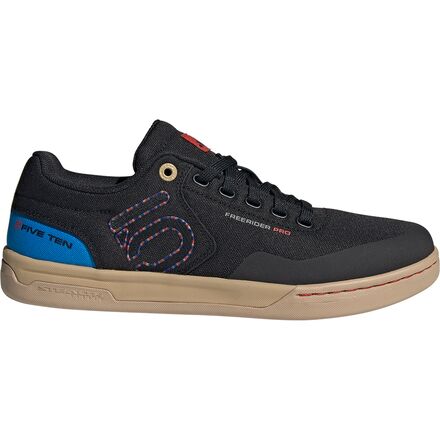 Five Ten - Freerider Pro Canvas Cycling Shoe - Men's - Core Black/Carbon/Red