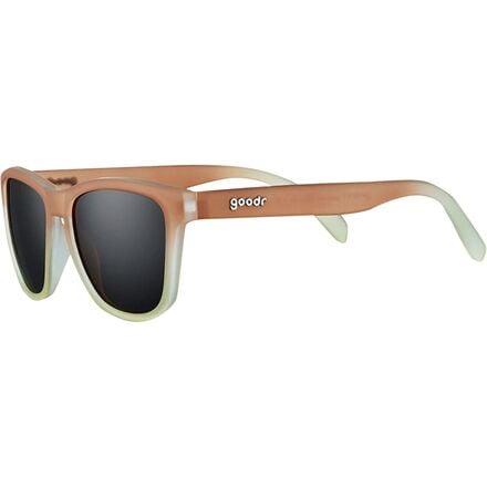 Goodr - OG/Golf Polarized Sunglasses - Three Parts Tee/Orange/Brown To Yellow Ombre Golf Lens