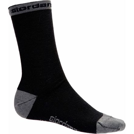 Giordana - Merino Wool Tall Socks - Black/Grey