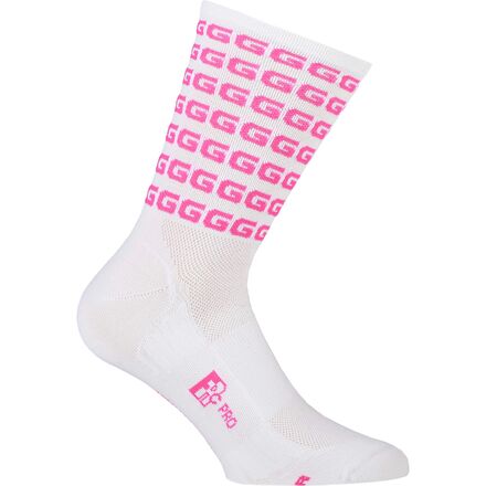 Giordana - FR-C Pro G Tall Cuff Sock - White/Fluo Pink