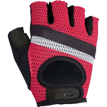 New Giro Men/'s SIV Gloves Cycling Bike Large Black White 4 MM Padding Fingerless