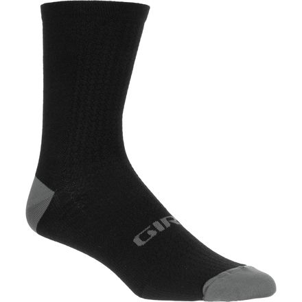 Giro - HRc Plus Merino Wool Sock - Black/Charcoal