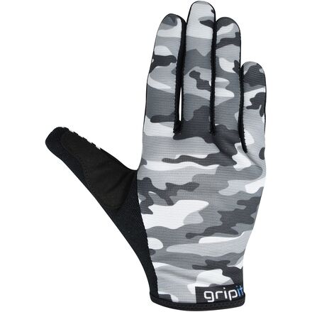 GripIt - B&W Camo All Ride Glove - Black/White