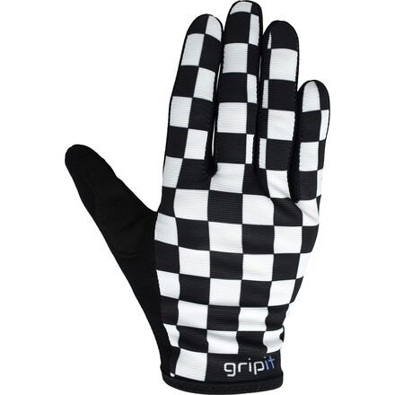 GripIt - Checkered All Ride Glove - Black/White
