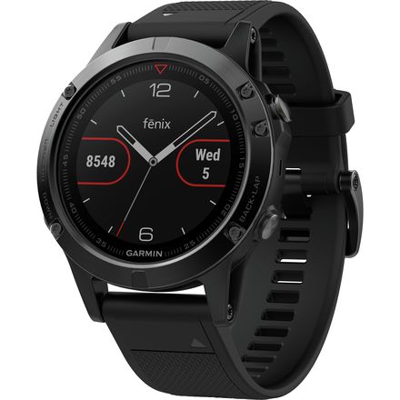 Garmin - Fenix 5 Sapphire GPS Watch