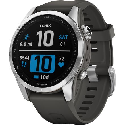 Garmin - fenix 7S Stainless Steel Smartwatch - Black
