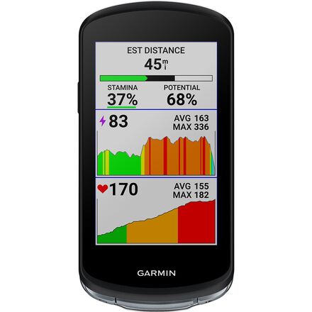 Garmin - Edge 1040 GPS Bike Computer Bundle - Black