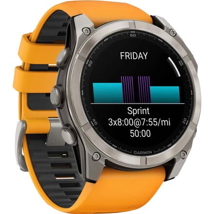 Garmin - fenix 8 AMOLED Sapphire Sport Watch