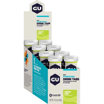 GU - Hydration Drink Tabs - 8 Tube Pack