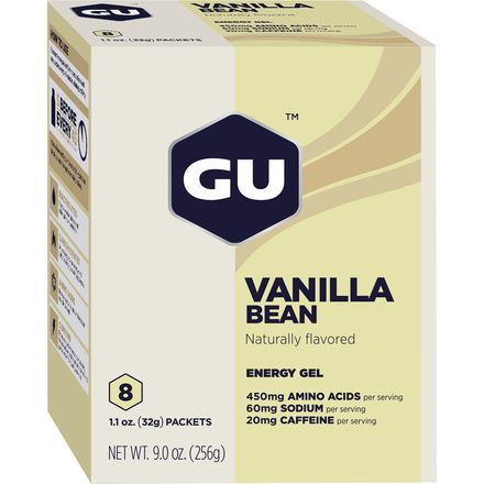 GU - Energy Gel - 8-Pack - Vanilla Bean