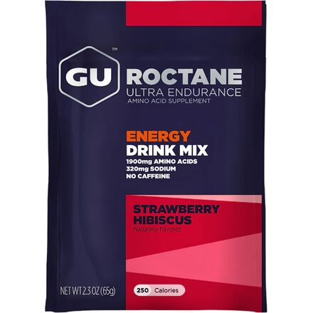 GU - Roctane Energy Drink - 10 Pack - Strawberry Hibiscus