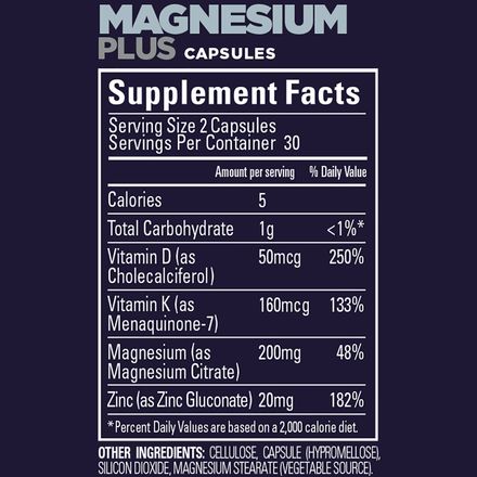 GU - Roctane Magnesium Plus Capsules - 60-Pack