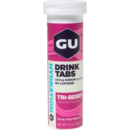 GU - Hydration Drink Tabs - 4 Tube Pack