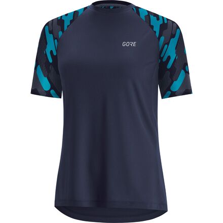 Gore Wear - C5 Trail Short-Sleeve Jersey - Women's - Orbit Blue/Scuba Blue