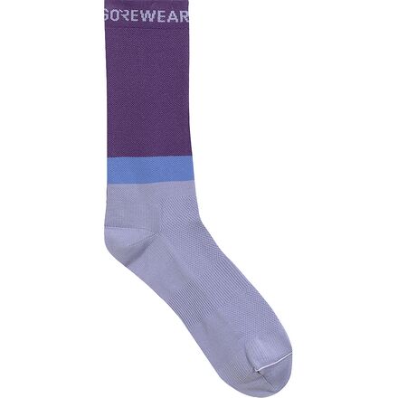 GOREWEAR - Essential Block Socks - Amethyst Grey/Purple Indigo