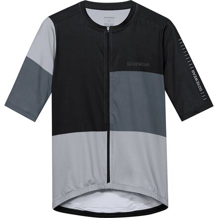 GOREWEAR - SWIFTRIDE Block Short-Sleeve Jersey - Men's - Black/Lab Graphite
