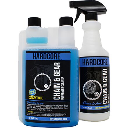 Hardcore - Chain & Gear Cleaner Pro Kit + 32oz HD Spray Bottle
