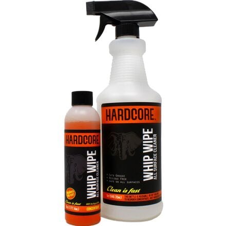 Hardcore - Whip Wipe Kit + 32oz Spray Bottle - One Color