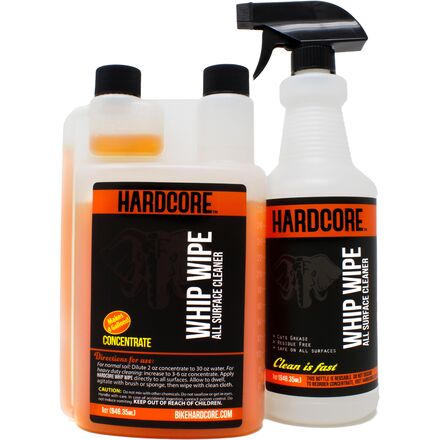 Hardcore - Whip Wipe Pro Kit + 32oz HD Spray Bottle - One Color