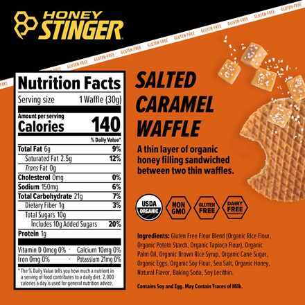 Honey Stinger - Gluten Free Waffles