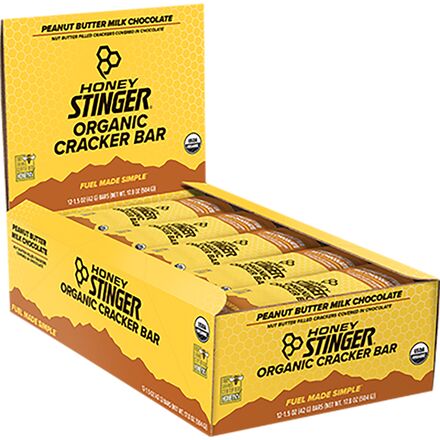 Honey Stinger - Cracker N' Nut Butter Snack Bars - 12-Pack