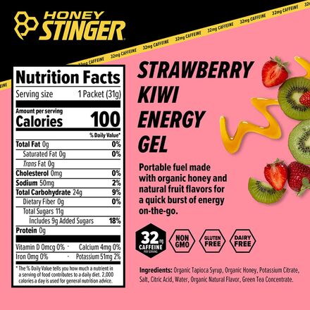Honey Stinger - Organic Energy Gels - 24-Pack