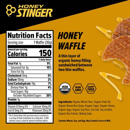 Honey Stinger - Organic Waffle - 6-Pack