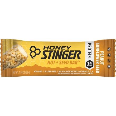Honey Stinger - Nut + Seed Bar - 12-Pack - Peanut/Sunflower Seed