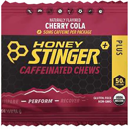 Honey Stinger - Caffeinated Energy Chews - 12-Pack - Cherry Cola