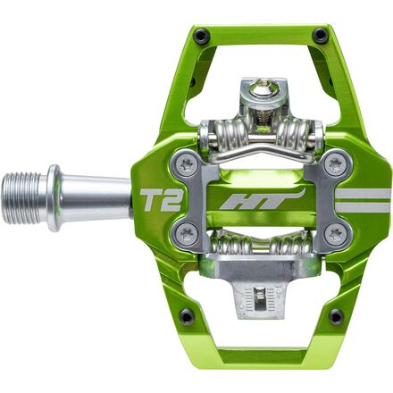HT Components - T2 Clipless Pedals - Apple Green