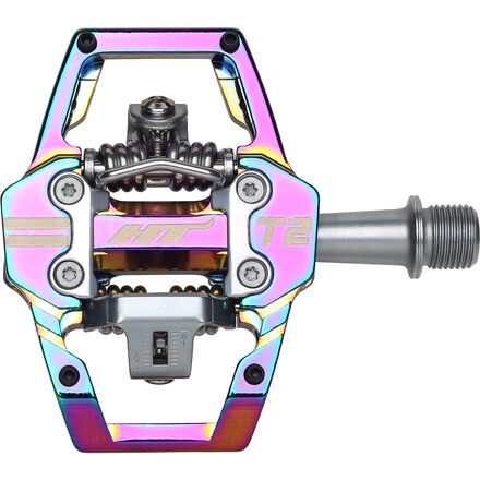 HT Components - T2 Clipless Pedals - Oil Slick