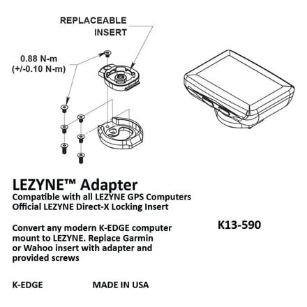 K-Edge - Lezyne Adapter