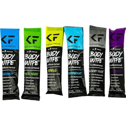 Klean Freak - Body Wipes Trial - 6-Pack